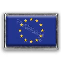 Pins rectangle  : Drapeau Union Européenne