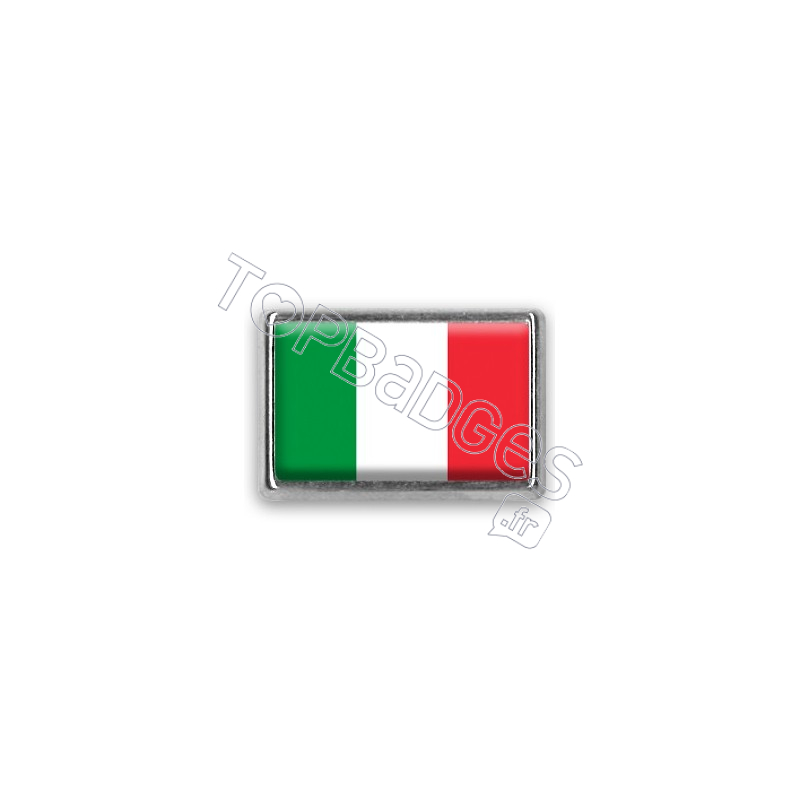 Pins rectangle : Drapeau Italie