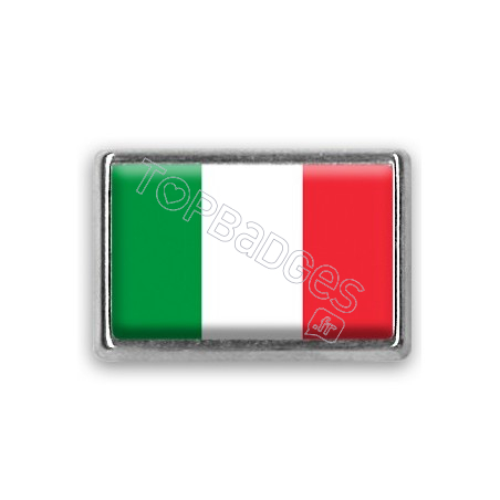 Pins rectangle : Drapeau Italie