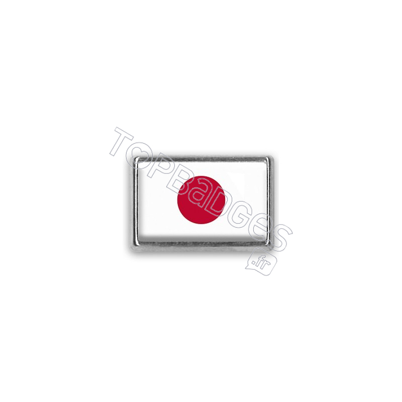 Pins rectangle : Drapeau Japon