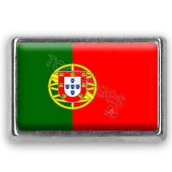 Pins rectangle : Drapeau Portugal