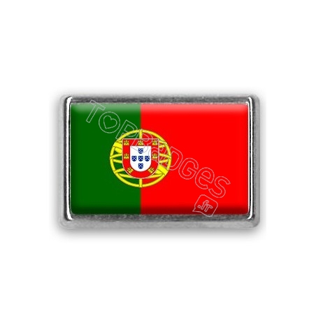 Pins rectangle : Drapeau Portugal