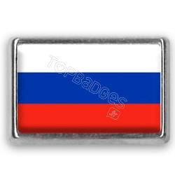 Pins rectangle : Drapeau Russie