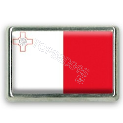 Pins rectangle : Drapeau Malte