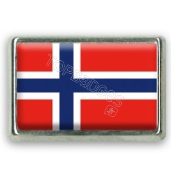 Pins rectangle : Drapeau Norvège