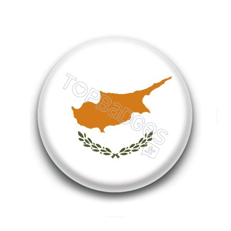 Badge Drapeau de Chypre