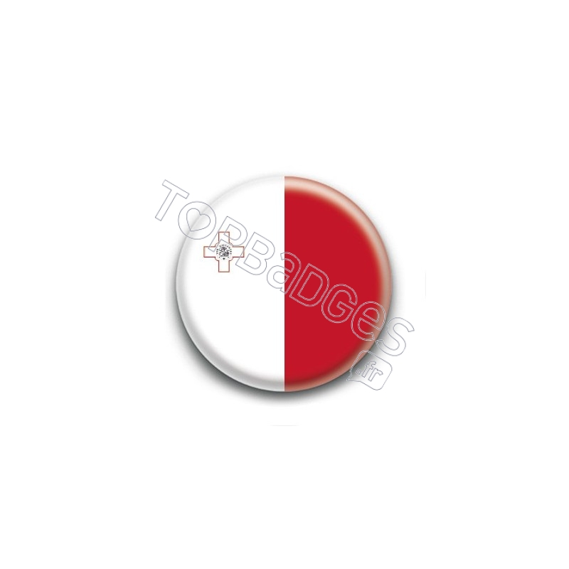 Badge Drapeau de Malte