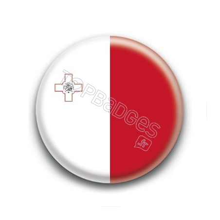 Badge Drapeau de Malte