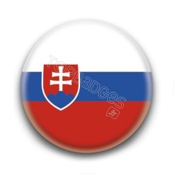 Badge Drapeau de Slovaquie