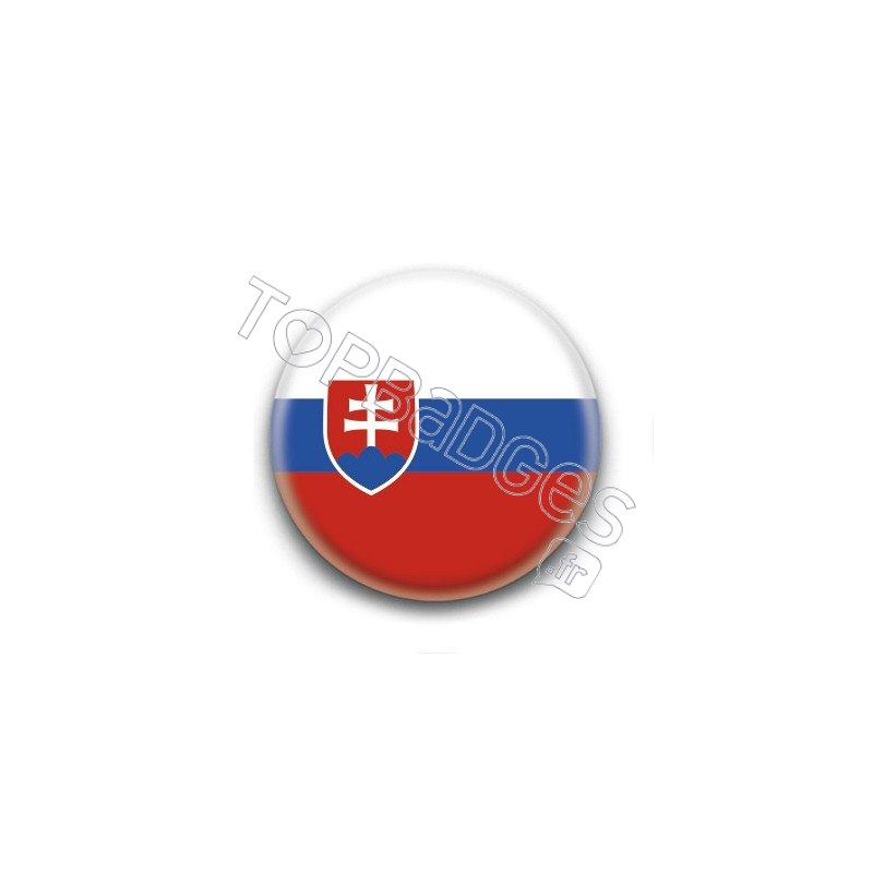 Badge Drapeau de Slovaquie