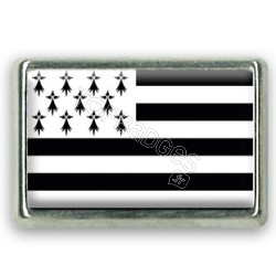 Pins rectangle : Drapeau Bretagne