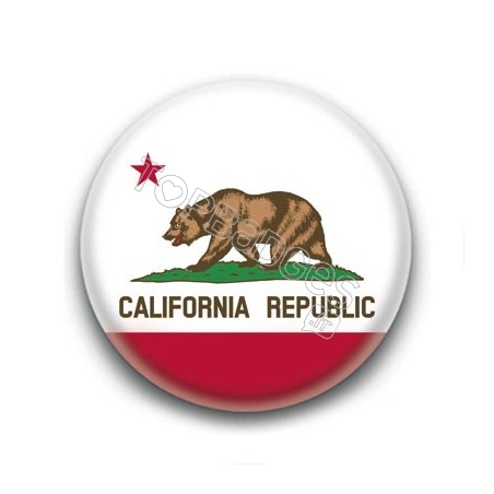 Badge Drapeau de la Californie