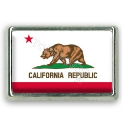 Pins rectangle : Drapeau Californie