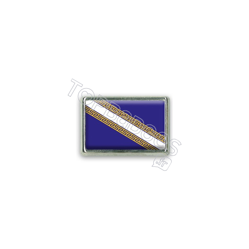 Pins rectangle : Drapeau Champagne Ardenne