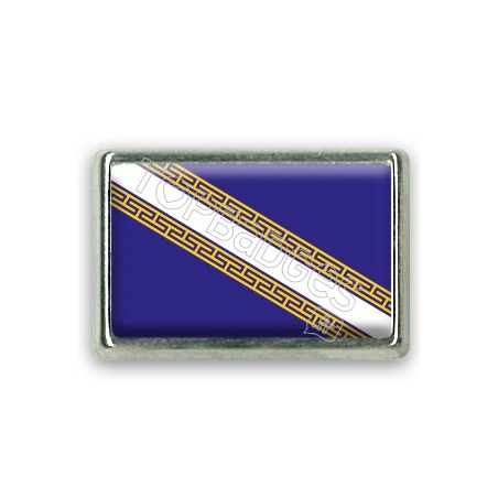 Pins rectangle : Drapeau Champagne Ardenne