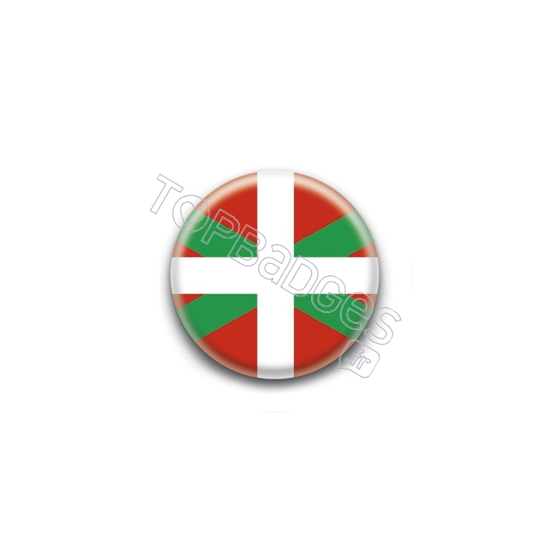 Badge drapeau Basque