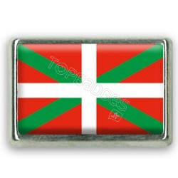 Pins rectangle : Drapeau Basque