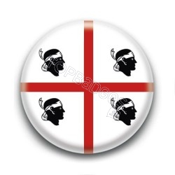 Badge drapeau de la Sardaigne
