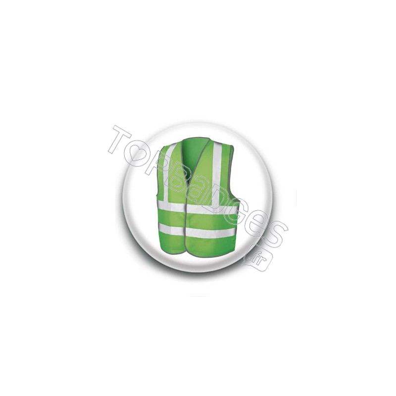 Badge Gilet Vert