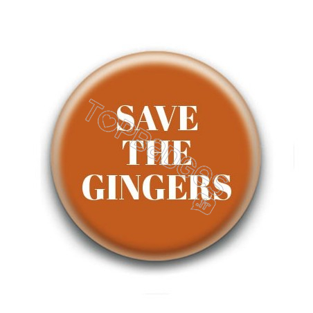 Badge Save the Gingers