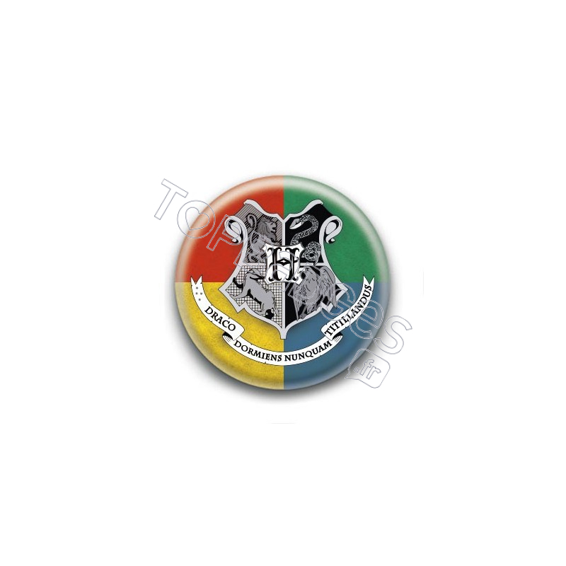 Badge : Blason de  Poudlard