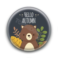 Badge : Hello Autumn, ours