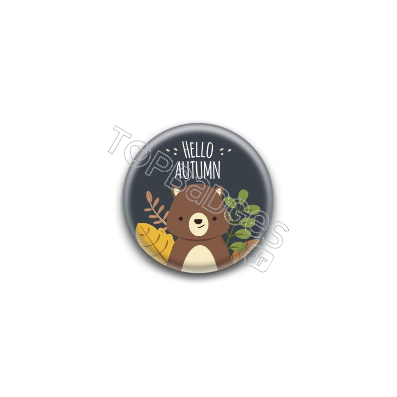 Badge : Hello Autumn, ours