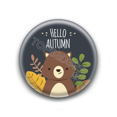 Badge : Hello Autumn, ours