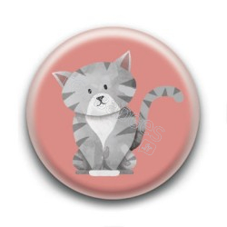 Badge : Chaton tigré