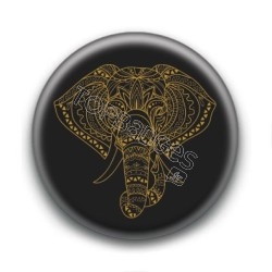 Badge : Eléphant indien