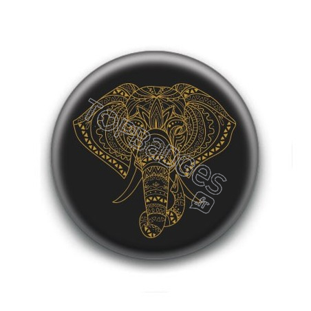 Badge : Eléphant indien