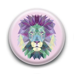 Badge : Lion graphique