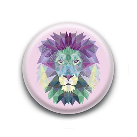 Badge : Lion graphique