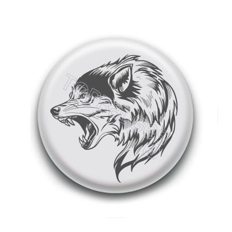 Badge : Loup agressif