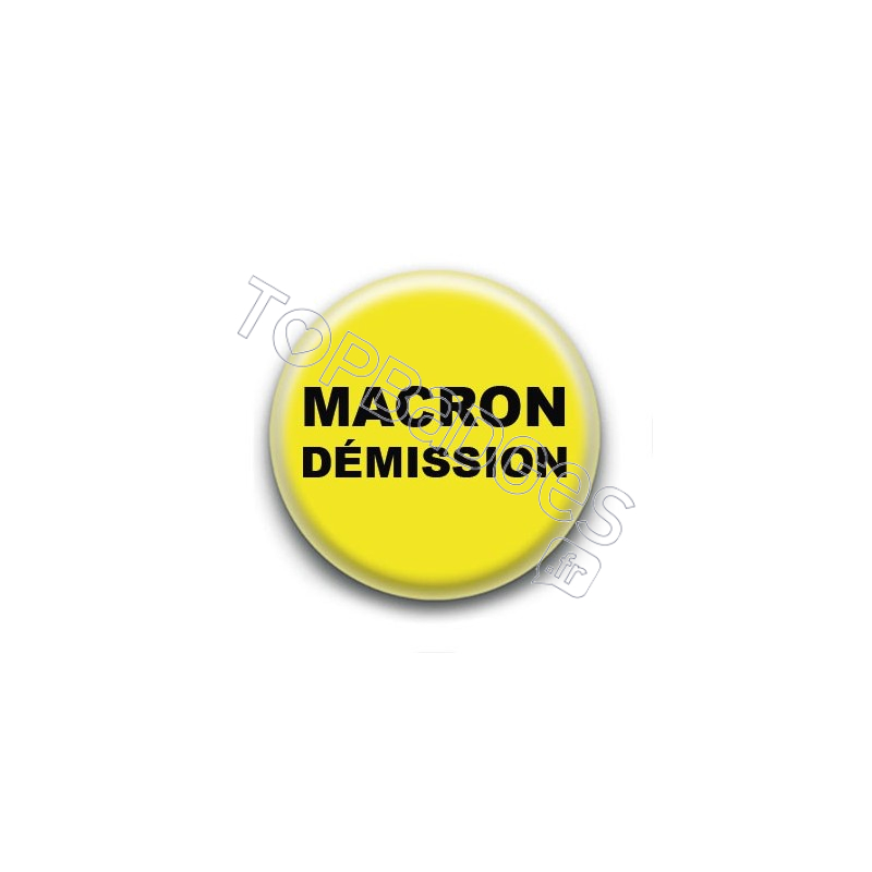 Badge : Gilets jaunes, Macron démission