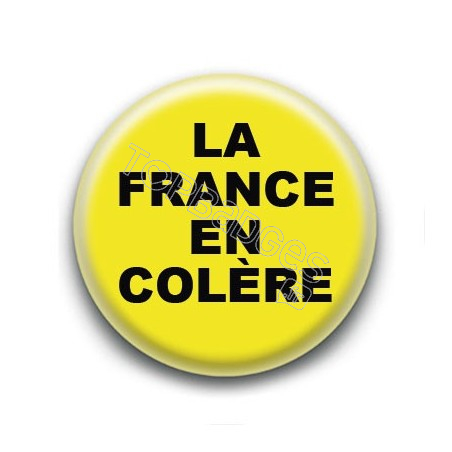 Badge : Gilets jaunes, France en colère