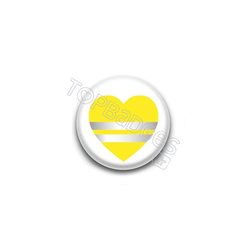 Badge : Love gilets jaunes