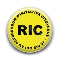 Badge : RIC, Referendum d'Initiative Citoyenne