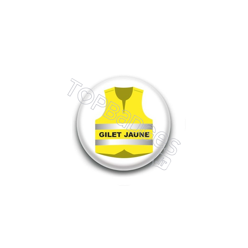 Badge : Je suis gilet jaune