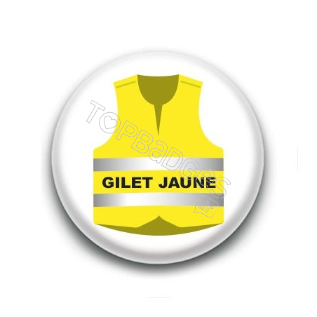 Badge : Je suis gilet jaune