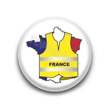Badge : Gilets jaunes, France