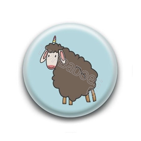 Badge : Mouton licorne