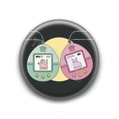 Badge : Tamagotchi chien et chat