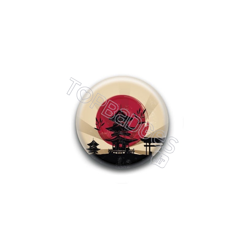 Badge : Temple japonais
