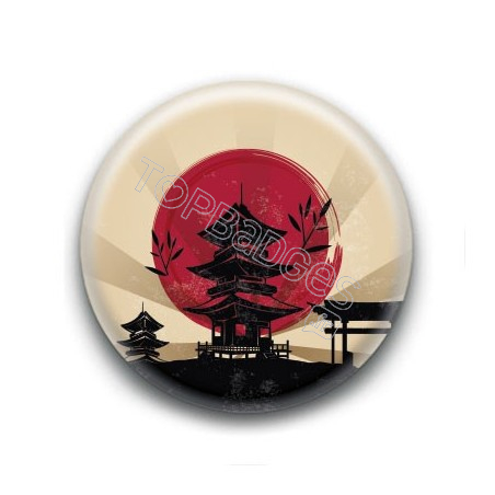 Badge : Temple japonais