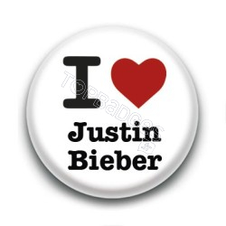 Badge : I Love Justin Bieber