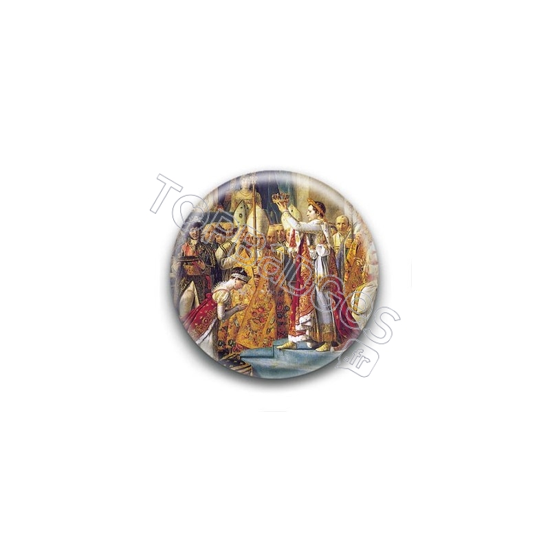 Badge : Le Sacre de Napoléon, Jacques-Louis David