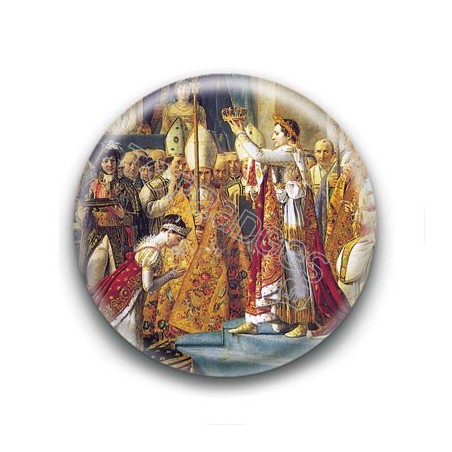 Badge : Le Sacre de Napoléon, Jacques-Louis David