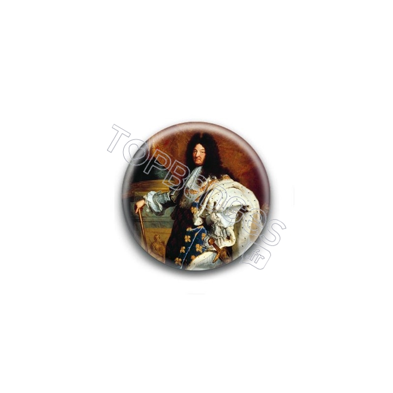 Badge : Louis XIV en costume de sacre, Hyacinthe Rigaud