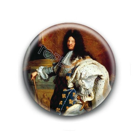 Badge : Louis XIV en costume de sacre, Hyacinthe Rigaud